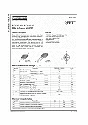 DataSheet FQU630 pdf